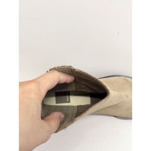 Dolce Vita Boots Size 8 H20 Womens Leather Block Heel Ankle Booties - Picture 7 of 11